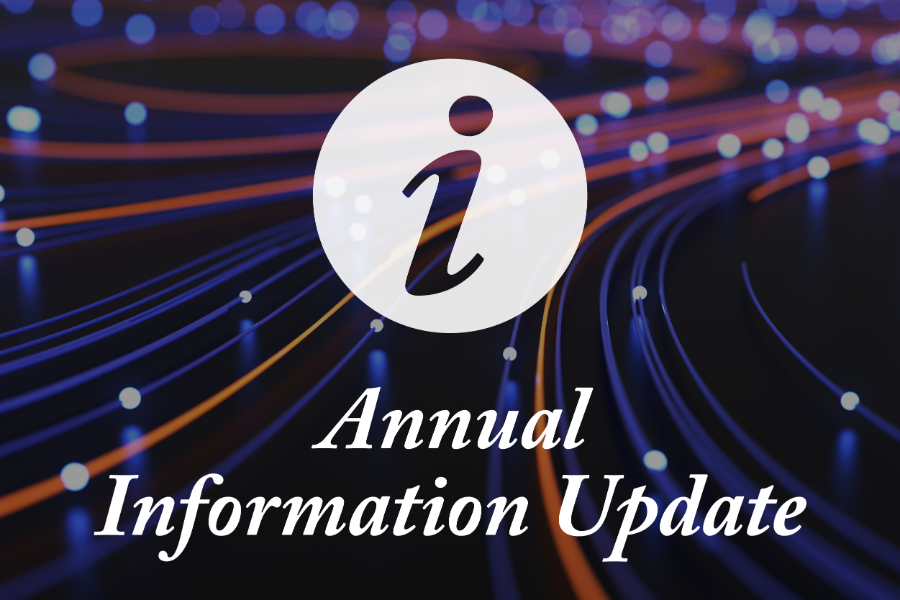 Annual Information Update