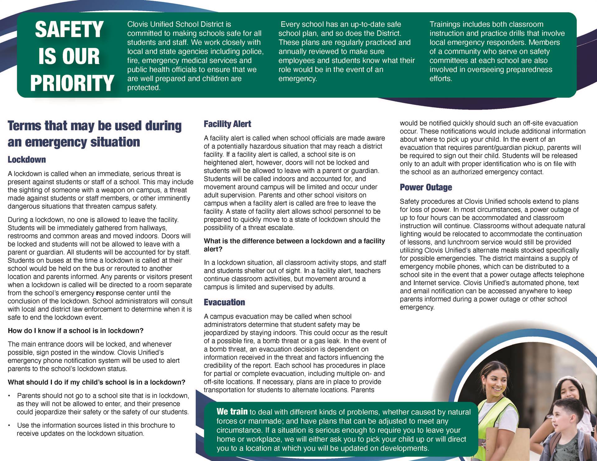 CUSD Safety Brochure - Full text downloadable at right