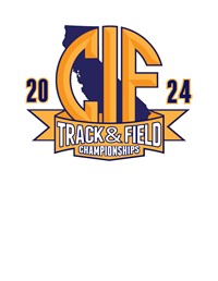2024 CIF TRACK AND FIELD LOGO